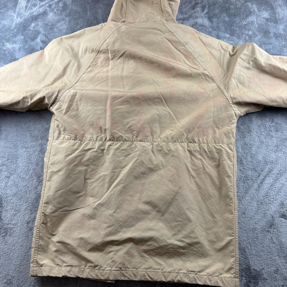Vintage 90's Woolrich Parka Hunting Jacket‎ Men Medium Beige  Full Zip Hooded - Picture 2 of 9
